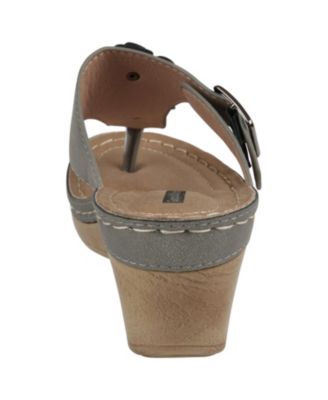 Women's Narbonne Flower Wedge Sandals