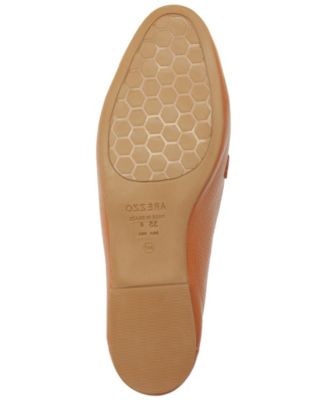 Emma Horse Bit Pebble Leather Classic Loafers