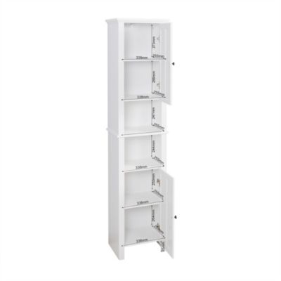Streamdale Multipurpose 2-Door Cabinet with 6 Shelves