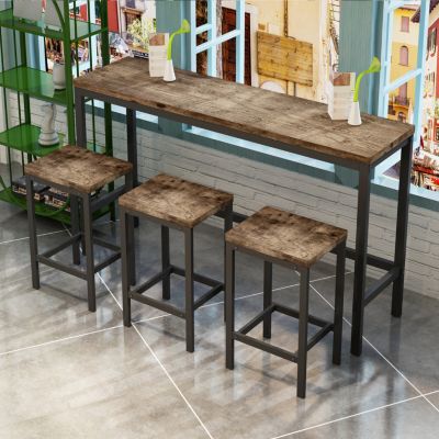  Modern Design Dining Table Set with 3 Stools