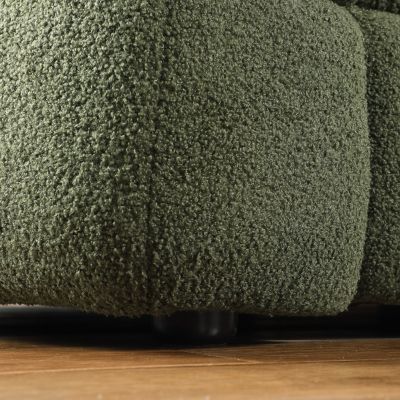 USA Human Body 3 Seater Boucle Sofa