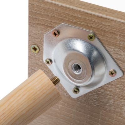 2 Mid Century Wood Nightstands with Drawer