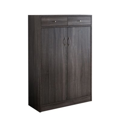 Streamdale Shoe Cabinet Distressed Grey