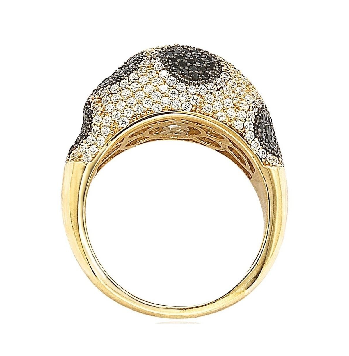 Suzy Levian New York Suzy Levian Sterling Silver Cubic Zirconia Spotted Ring