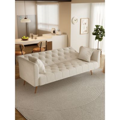 71" Convertible Double Folding Living Room Sofa Bed