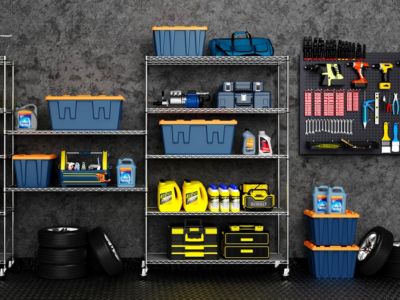 Heavy Duty NSF Metal Garage Storage Shelves, 6-Tier, 6000lbs