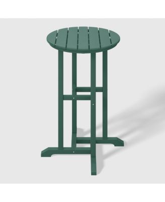 Outdoor Patio Counter Height Bar Stools Bistro Bar Table 4-Piece Set