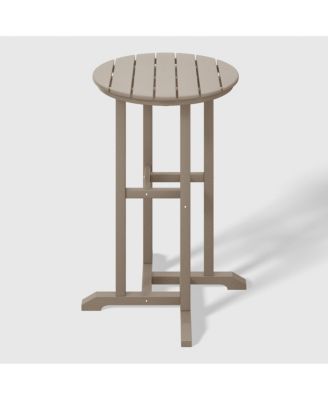 Outdoor Patio Counter Height Bar Stools Bistro Bar Table 4-Piece Set