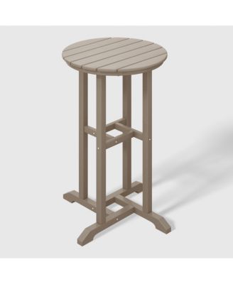 Outdoor Patio Counter Height Bar Stools Bistro Bar Table 4-Piece Set