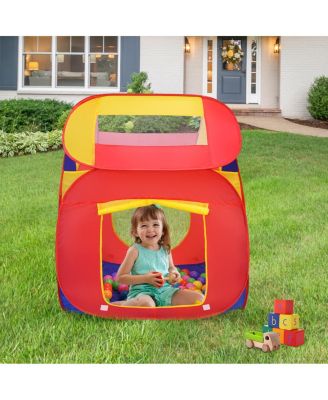 Portable Kid Baby Play House Indoor Outdoor Toy Tent Game Playhut With 100 Balls