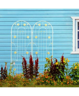 Rustproof Metal Garden Trellis for Climbing Plants