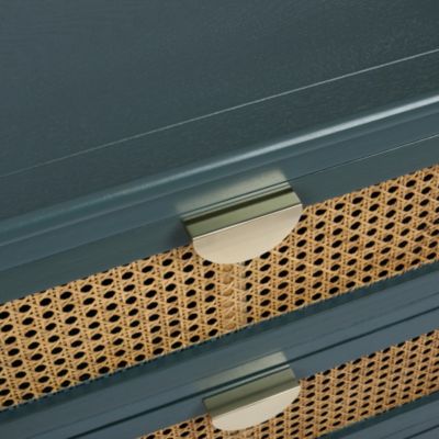 Natural Rattan 3-Drawer Cabinet