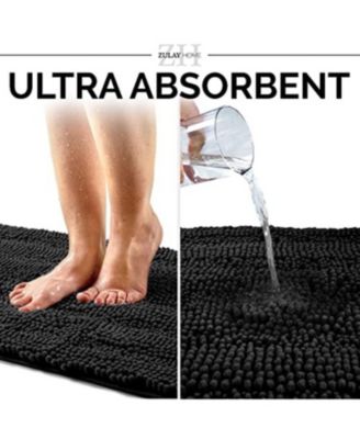 Soft Shaggy Bathroom Rug 47x17 inch