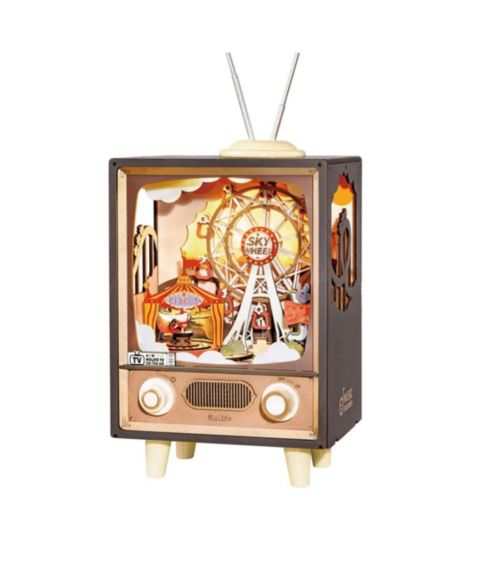 Детские конструкторы Flash Popup Sunset Carnival 3D Music Box Puzzle, 174-Piece, Ages 14+