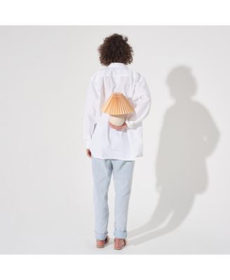 Serena 10" Ceramic LED Table Lamp with Pleated Shade