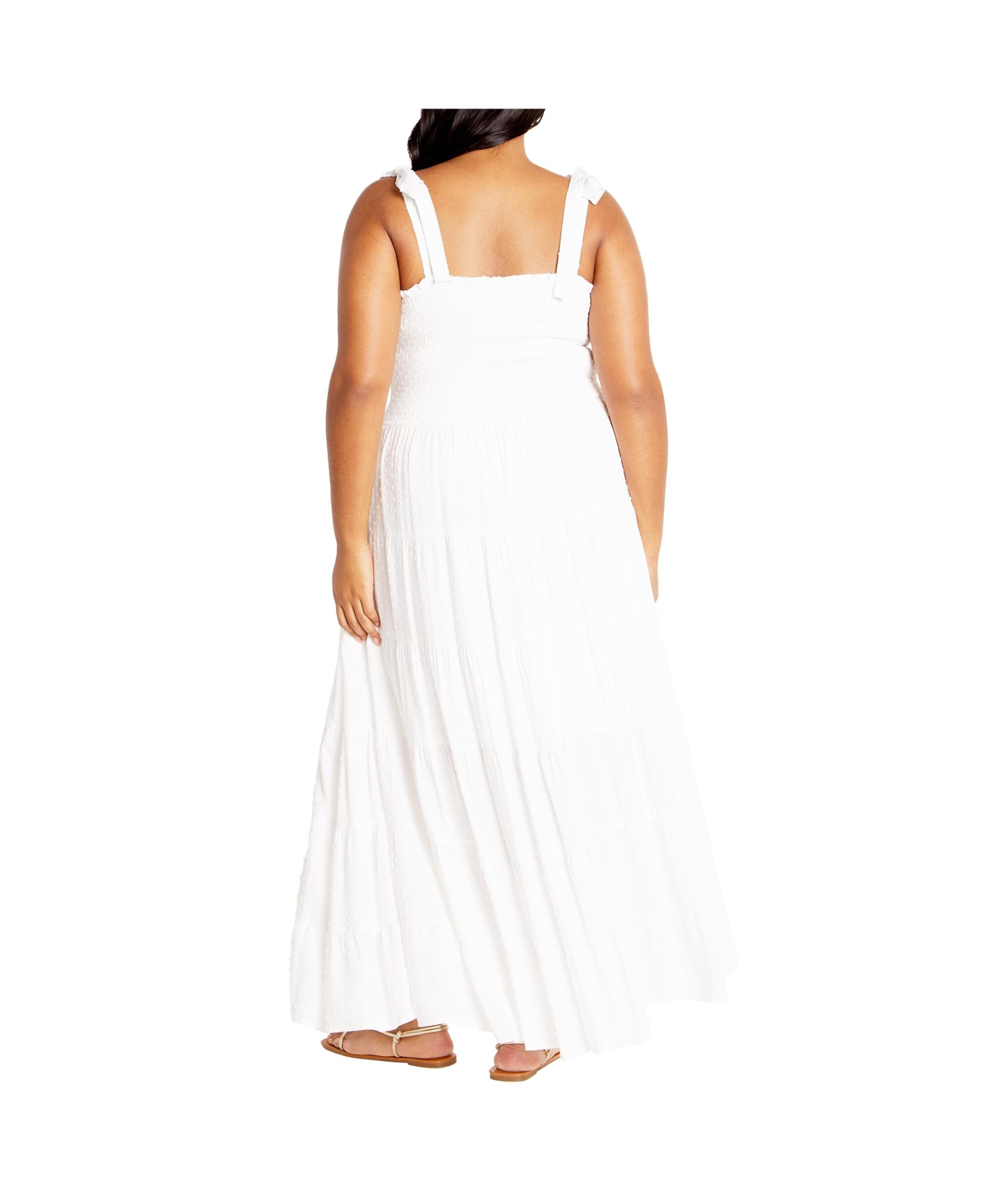 City Chic Plus Size Spot Sara Maxi Dress