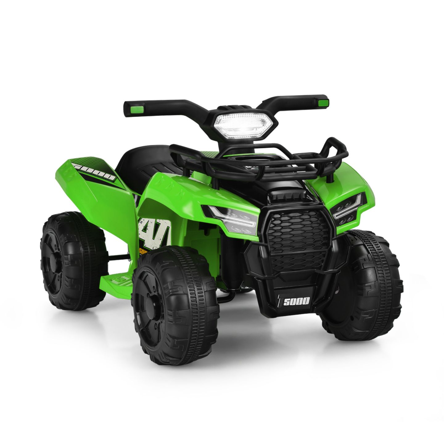 Детская игрушка Slickblue 6V Kids Quad Electric Ride-On ATV with LED Light and MP3, For 1 Rider, Ages 18-36 Months, цвет: Зелёный — фото 1
