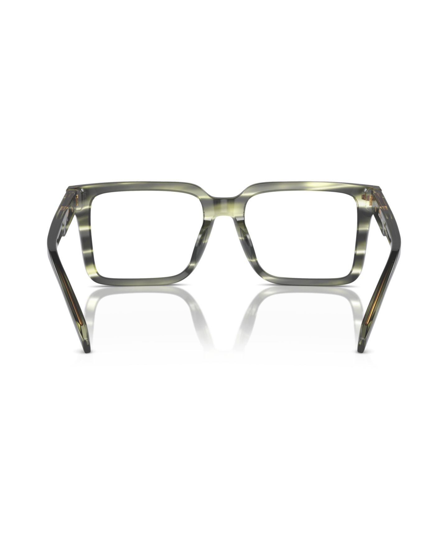 Мужские очки Michael Kors Man Square Plastic MK4121U Mosel Eyeglasses, цвет: Чёрный — фото 10