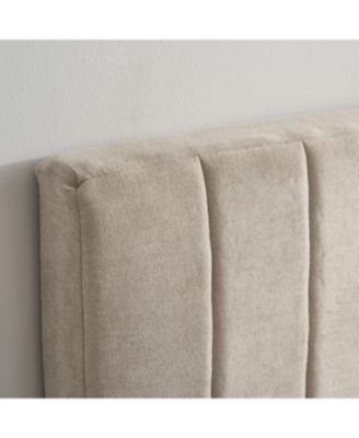 Wall Mounted Easy Assemble Channel Stitched Floating Headboard - 3D Soundproof - Peel & Stick - Queen