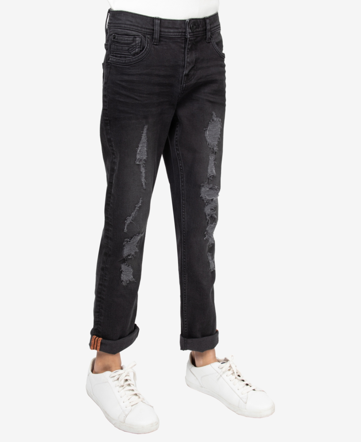 Raw X Big Boys RawX Distressed Neon Stitch Jeans