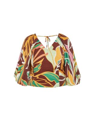 Women's Peta Print Top