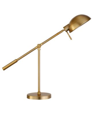 Dexter 23.25" Tall Boom Arm Table Lamp with Metal Shade