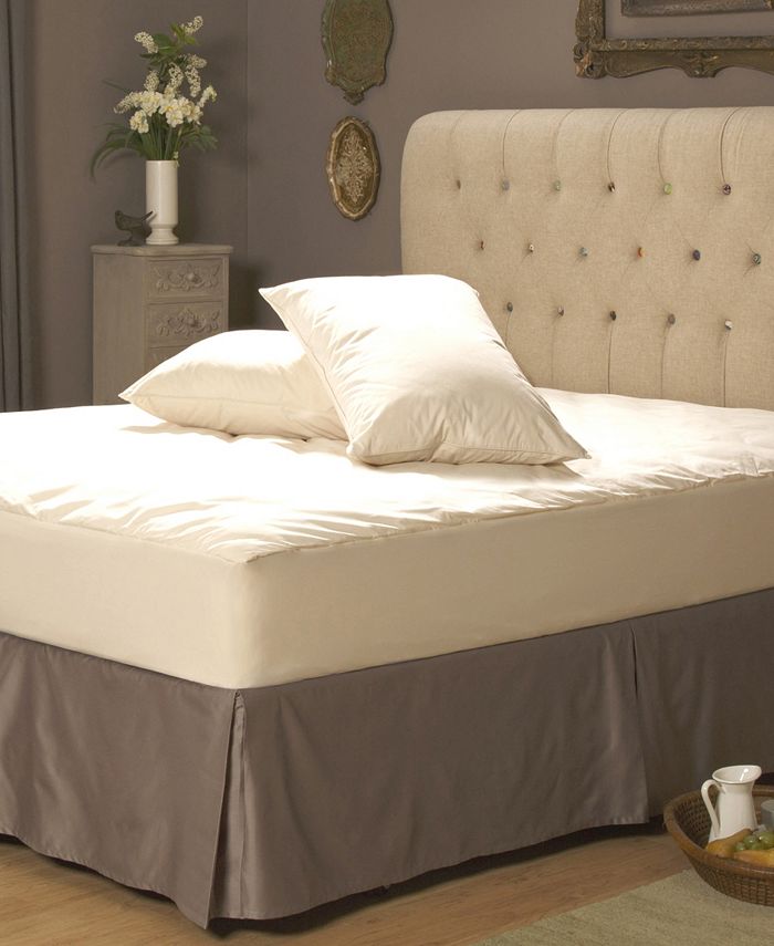 AllerEase 100 Cotton Top Waterproof Mattress Pad, Twin XL Macy's