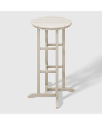 Outdoor Patio Bar Height Table and Bar Stool 4-Piece Dining Set