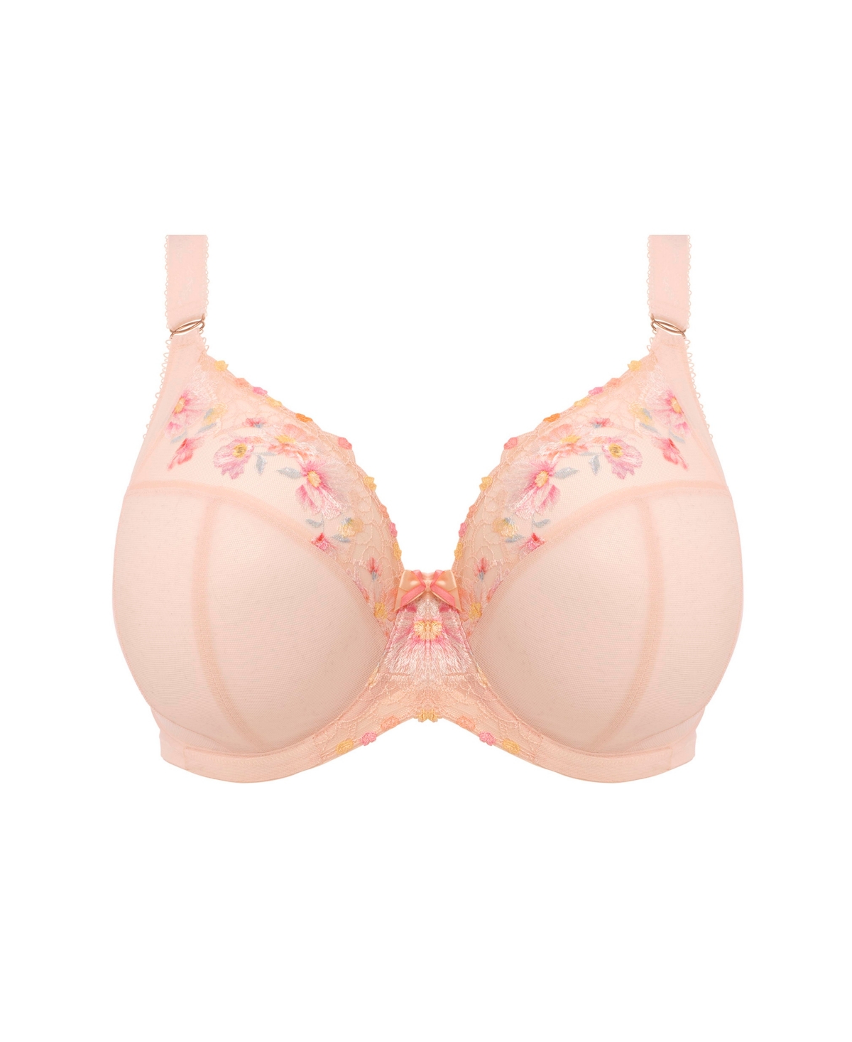 Shop Elomi Himari Underwire Plunge Bra In Peach Whisper