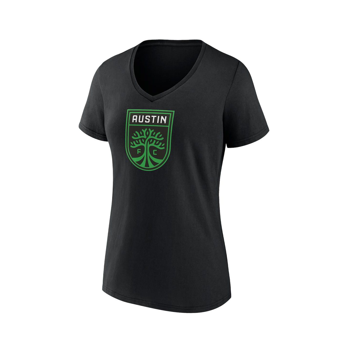 Женская футболка Fanatics Austin FC Logo V-Neck — фото 3