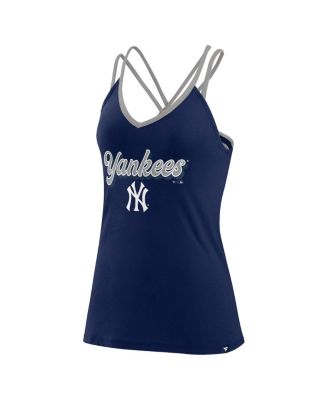 Women's New York Yankees Go for It Strappy V-Neck Tank Top