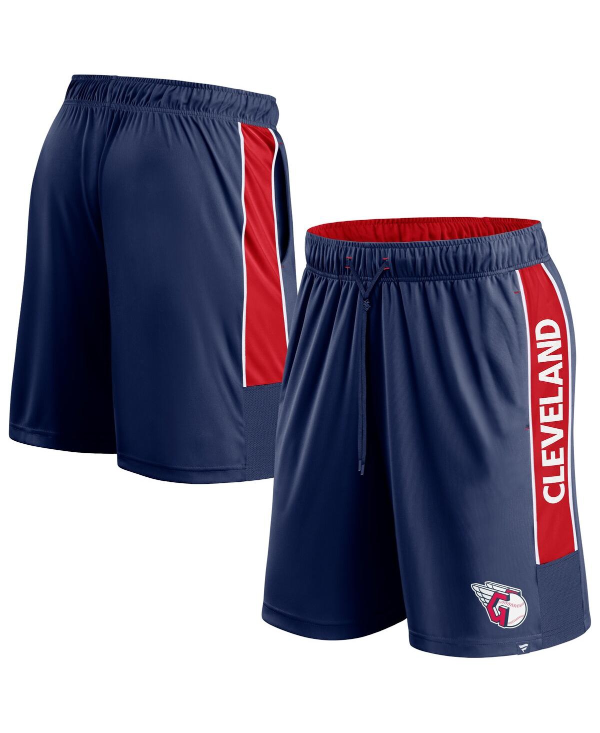 Fanatics Men's Navy Cleveland Guardians Win The Match Defender Shorts In Blue