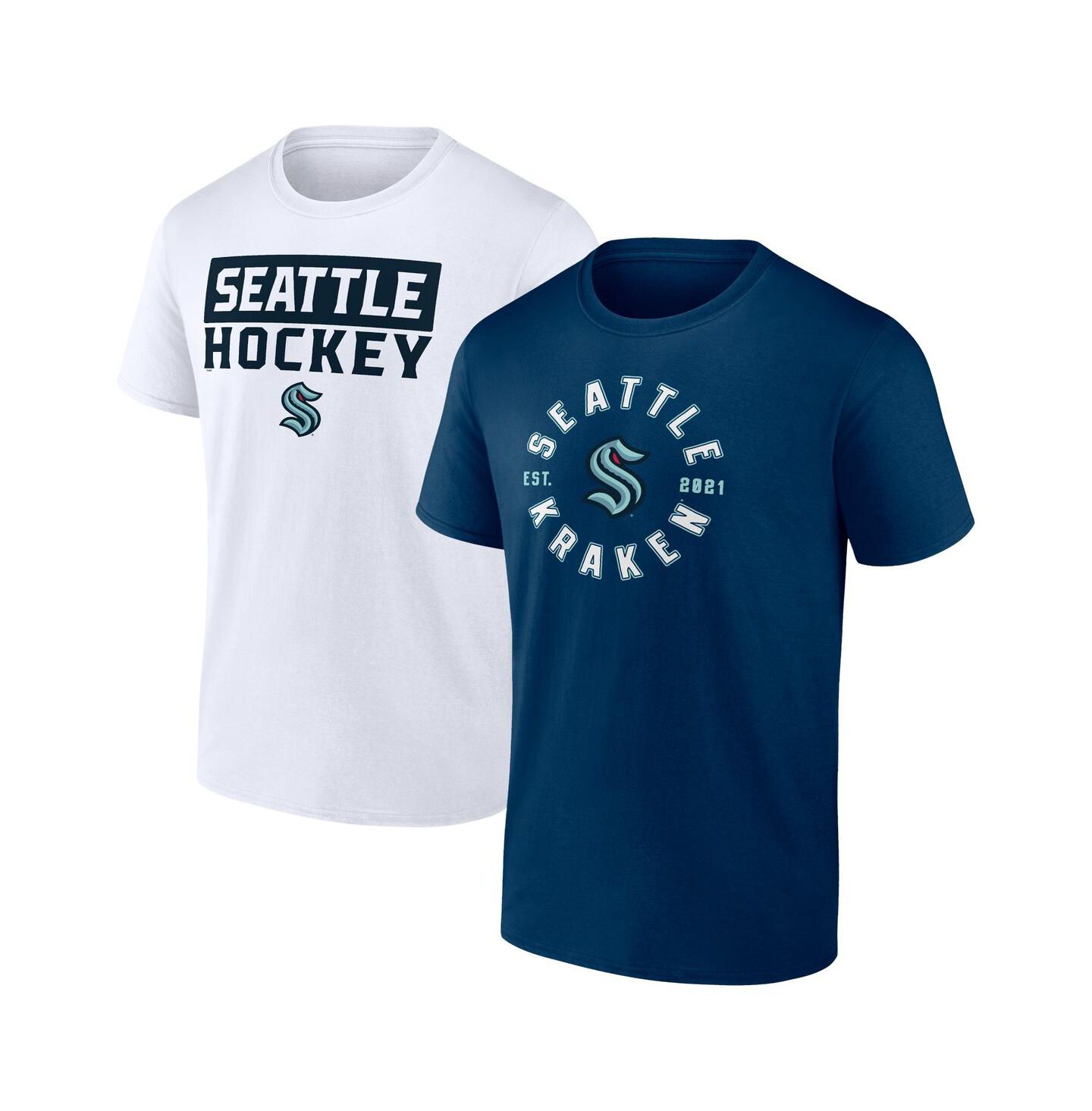 Мужские футболки Fanatics Seattle Kraken Serve Combo Pack — фото 1