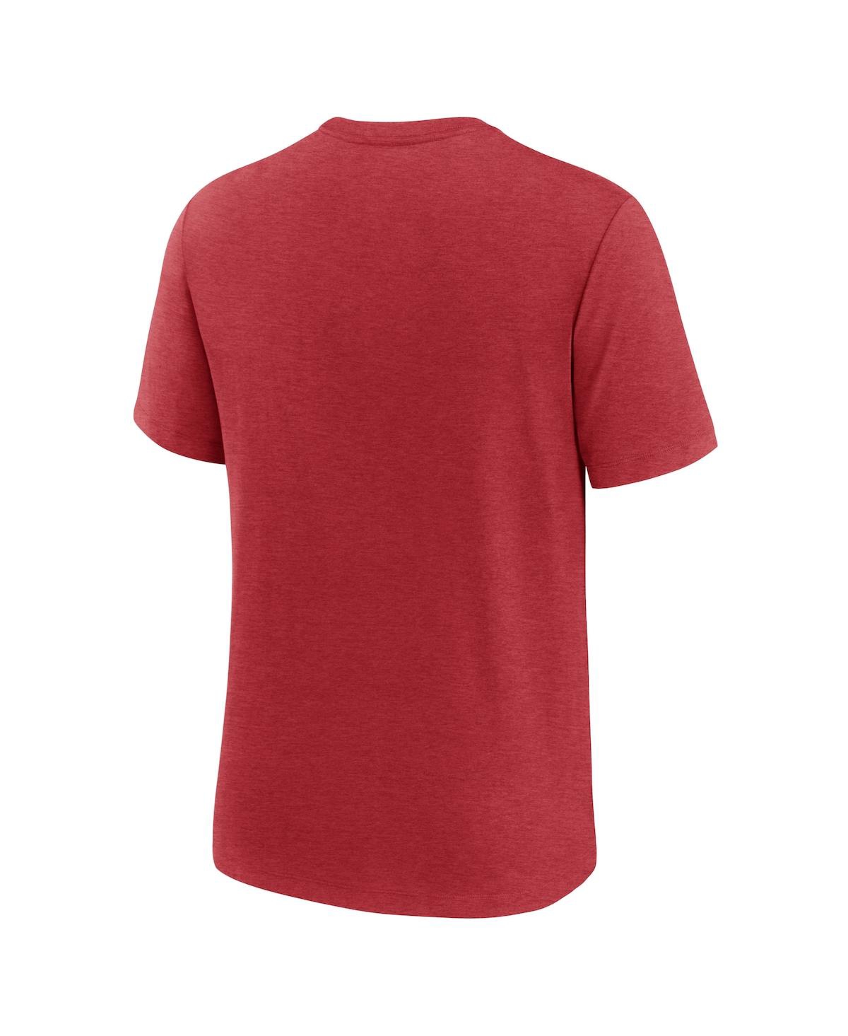 NIKE MEN'S ALABAMA CRIMSON TIDE BLITZ EVERGREEN LEGACY PRIMARY TRI-BLEND T-SHIRT