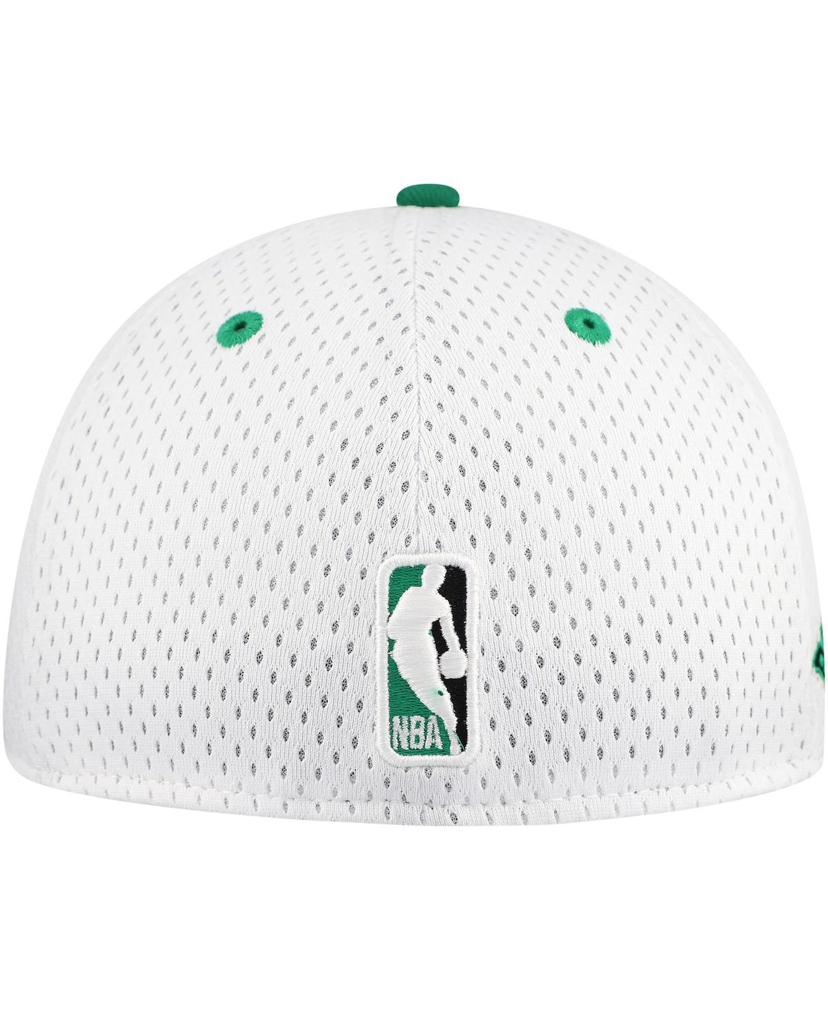 New Era Men'sKelly Green Boston Celtics Throwback 2Tone 59FIFTY Fitted Hat - White, Kelly Green