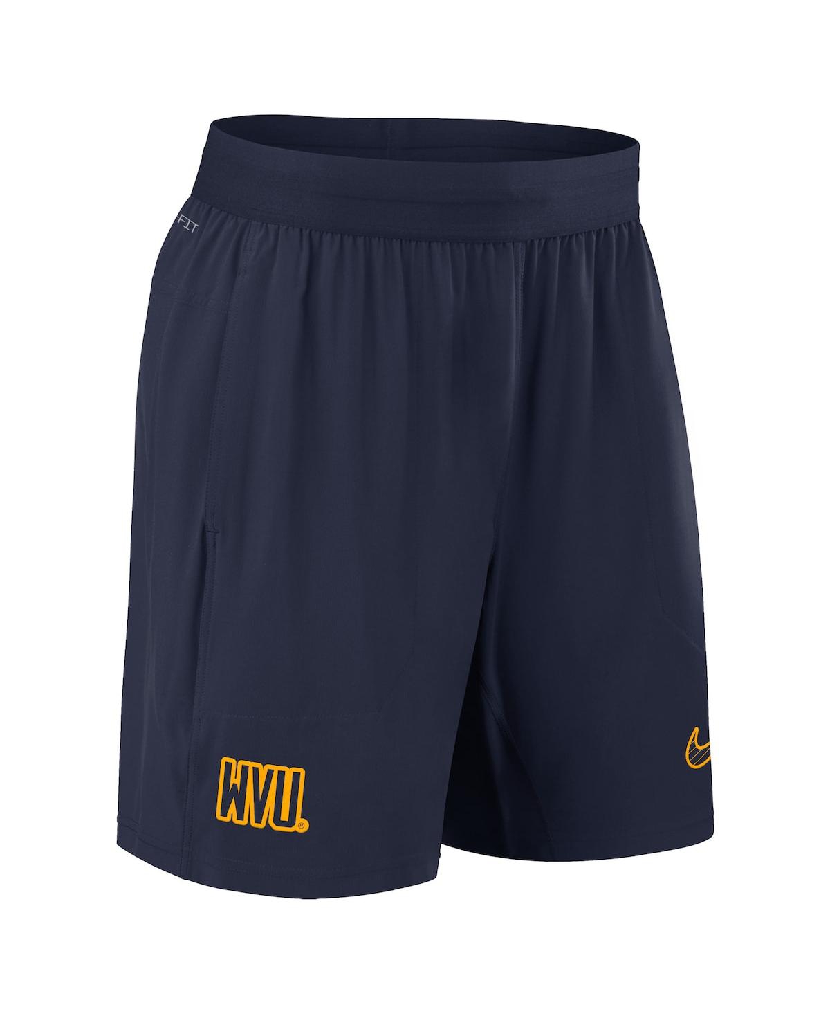 Nike Men's West Virginia Mountaineers 2024 Sideline Performance Shorts - Gold