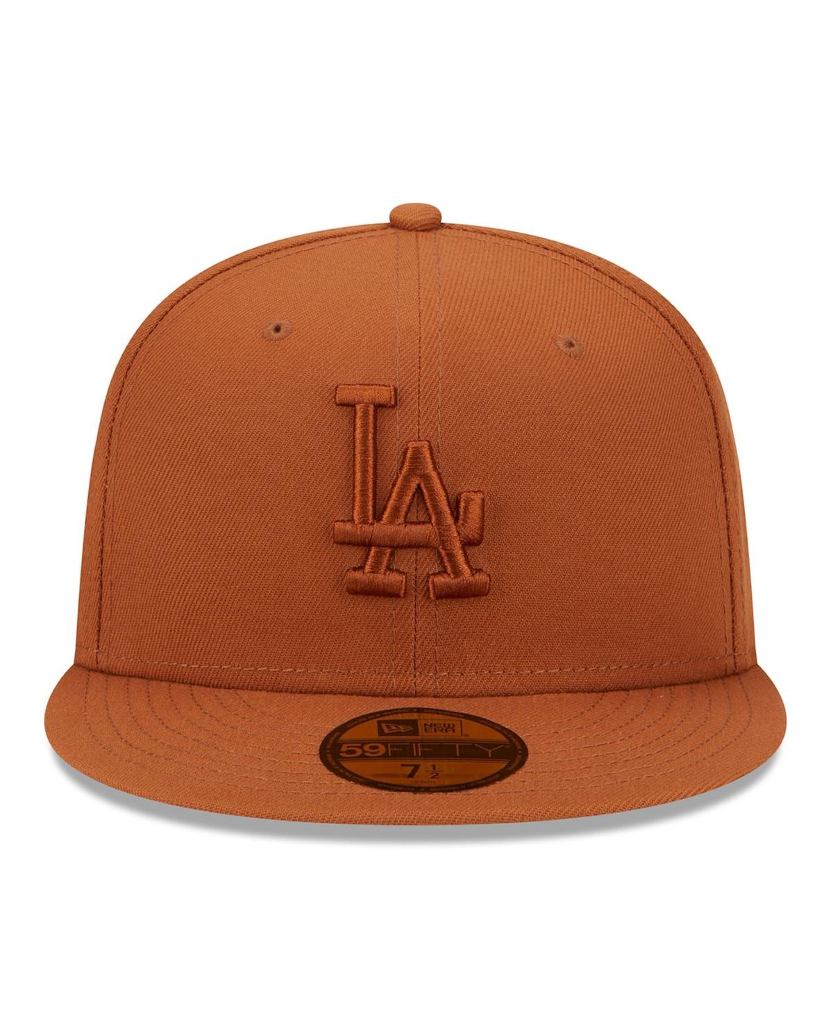 New Era Men'sLos Angeles Dodgers Spring Color 59FIFTY Fitted Hat - Brown