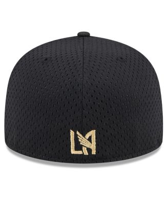 Men's Black LAFC Throwback Mesh 59FIFTY Fitted Hat