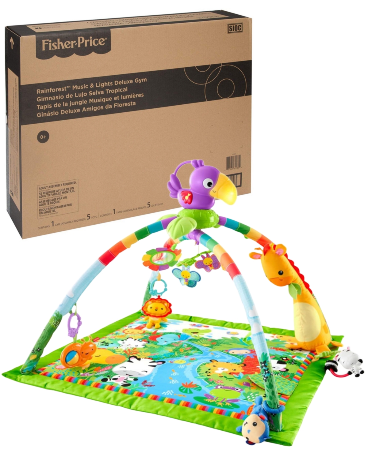 Fisher Price Babies Rainforest Activity Playmat In Multi ModeSens