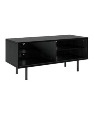 TV Stand with Glass Doors for TVs up to 55"