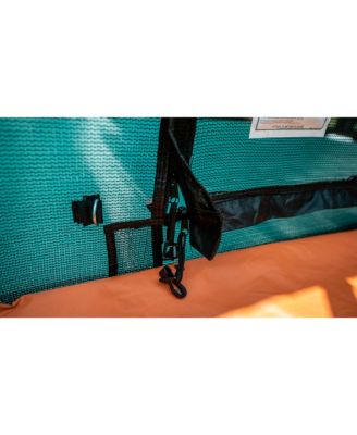 Pro-Series Rectangular Trampoline 10ft x 18ft - Double the Springs, Patented V-shaped Spring Arrangement, Comfort Weave Jumping Surface