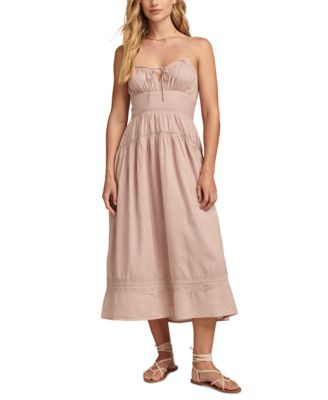 Lucky Brand Women s Lace Trim Midi Dress Macy s