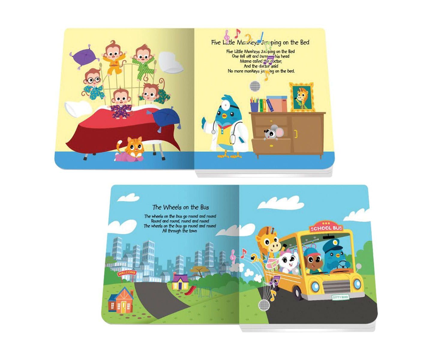 Детские игрушки Ditty Bird Children's Songs and Action Songs Books — фото 4