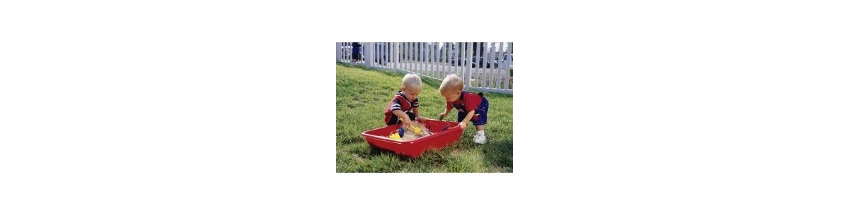 Edushape Indoor/Outdoor Plastic Activity Bin Set
