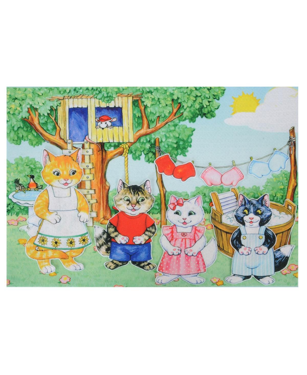 Story Time Felts The Three Little Kittens Who Lost Their Mittens Felt Board - 16 Pieces