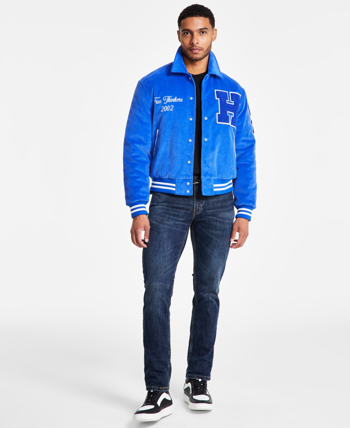 Hudson Men's Corduroy Varsity Jacket