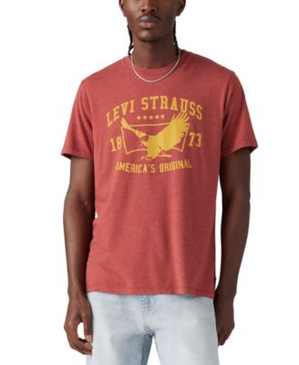 Levi's - Men's Classic Standard-Fit Eagle Logo Graphic T-Shirt