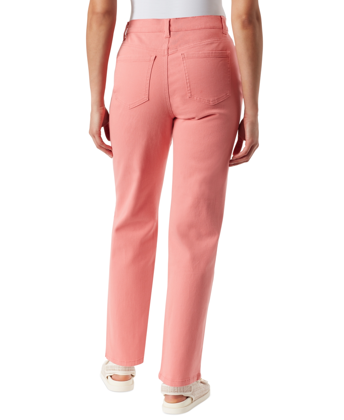 Gloria Vanderbilt Women's Amanda Colored Twill Straight-Leg Jeans