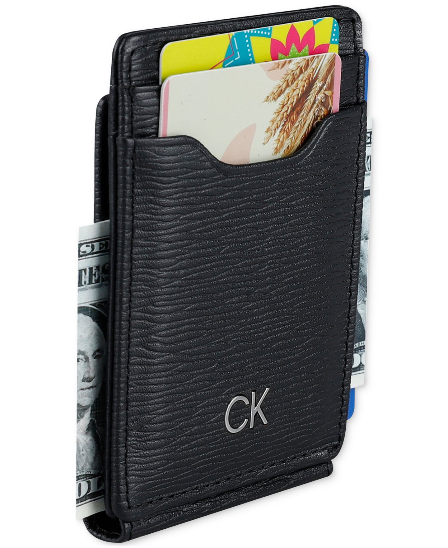 Мужской кошелёк Calvin Klein CK Logo Wallet, цвет: Чёрный — фото 3