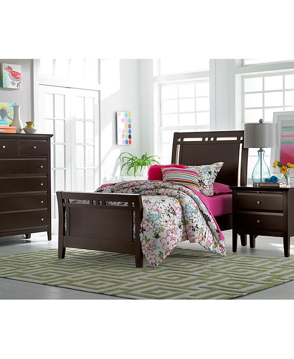 Furniture CLOSEOUT! Edgewater Twin Bedroom Furniture ...